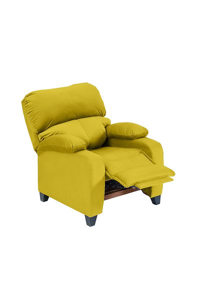 Lazy Vibes MNZ1 | Velvet Classic Recliner Chair - Gold