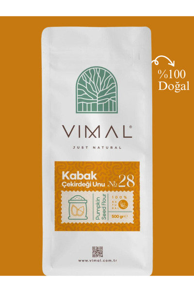 VIMAL Kabak Çekirdeği Unu 500 gr (%100 Doğal, Saf Ve Katkısız )