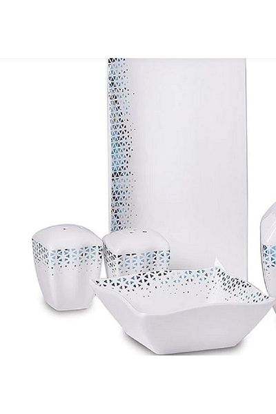 KORKMAZ A8572 Link Collection Square Breakfast Set 28 Pieces