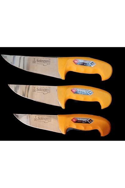 KB SOLİNGEN Slg 3mm 3-Piece Professional Butcher (Et) Knife Set