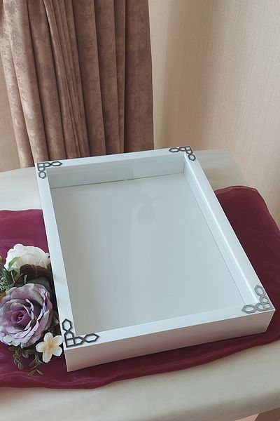 Verda Çerçeve 30X40 cm Deep Special Day Flower Memory Frame! Rose Frame Box! Deep Rose Box!