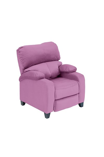 Lazy Vibes MNZ1 | Velvet Classic Recliner Chair - Light Purple