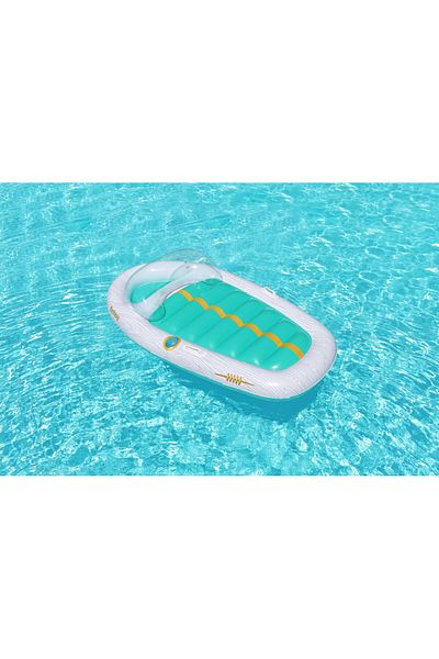 BESTWAY بست واي مرتبة سباحة واسالقاء مع حامل اكواب ومقبض 2.16m x 1.17m #43650