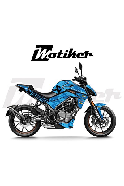 Motiker CFMOTO NK250 2024-2025 Yeni Kasa Parçalı Kaplama Sticker Etiket Model...