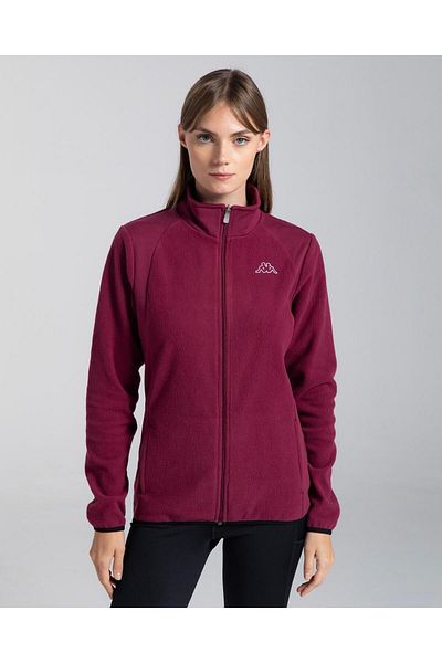 Kappa Logo Vavaux Slim Women's Red Slim Fit Fleece
