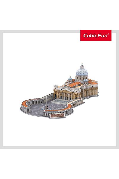Cubic Fun - 3d Puzzle And Brochure St. Peter's Basilica 101 Pieces