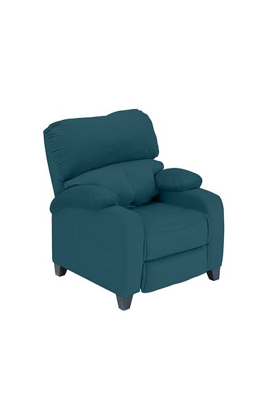 Lazy Vibes MNZ1 | Velvet Classic Recliner Chair - Dark Turquoise
