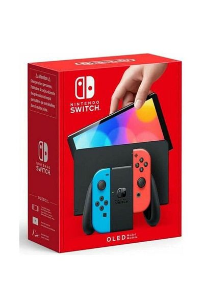 Nintendo Switch OLED Model | Neon Red & Neon Blue | HWSC-850688