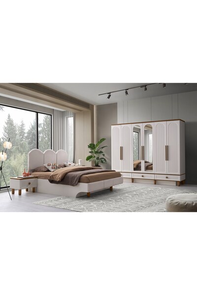 AYDINEV IRMAK MDF BAZALI YATAK ODASI TAKIMI