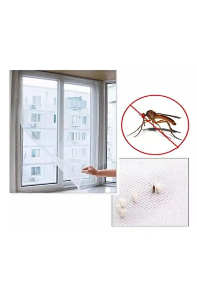 Generic Brand Plasă anti-insecte lavabilă pentru fereastră, cu bandă adezivă ...