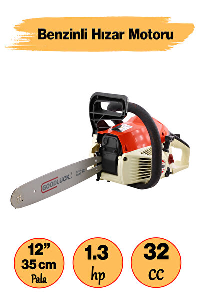 Badem10 Benzinli Odun Kesme Hızar Ağaç Orman Biçme Testeresi Motoru 35 cm 1.3...