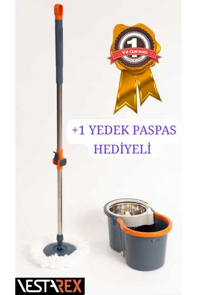 VestareX (GARANTİLİ)ecomidi Paslanmaz Çelik Otomatik Döner Başlıklı Temizlik ...