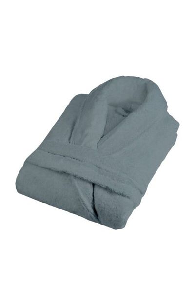 Pucioasa Halat de baie Velour 100% bumbac, mărime XL/XXL, gri