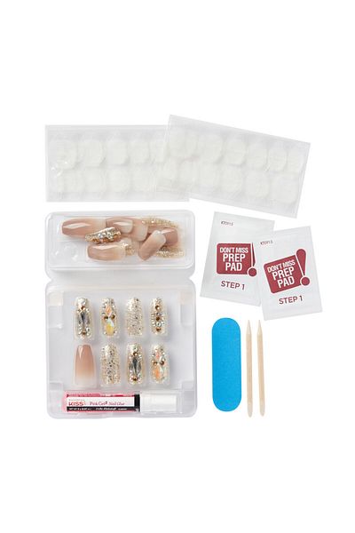 Kiss Kiss Majestic Nails Long Coffin KMA01C