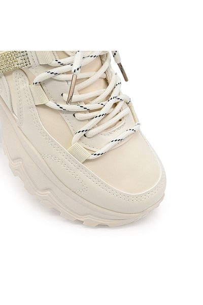 Tmall Pantofi sport pentru femei, din piele ecologică, D1335, bej