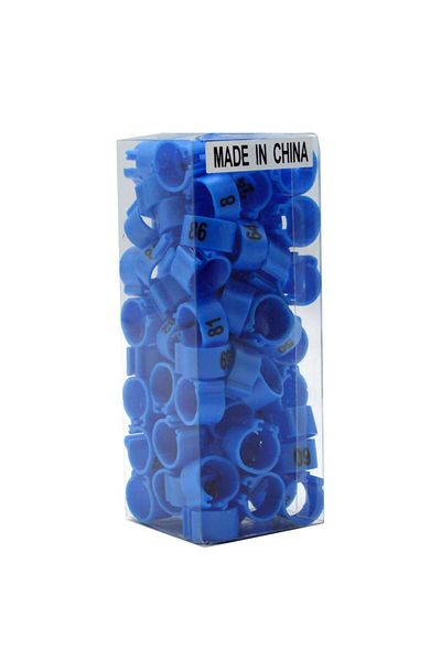 Others Plastic Numbered Bird Leg Bands - 100 Pieces
