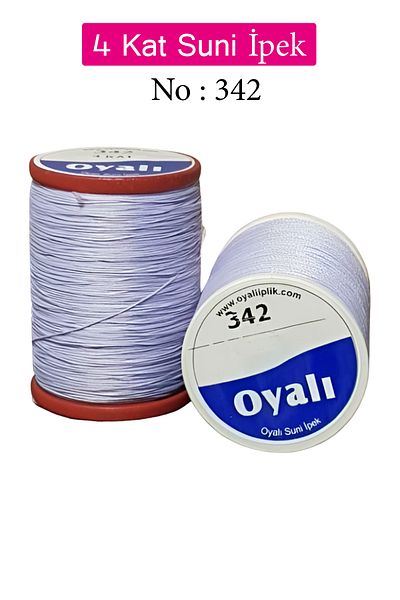 Royaleks Embroidered 4 Layers Rayon Yarn Needlework Needlepoint Beading Floss Crochet No:342