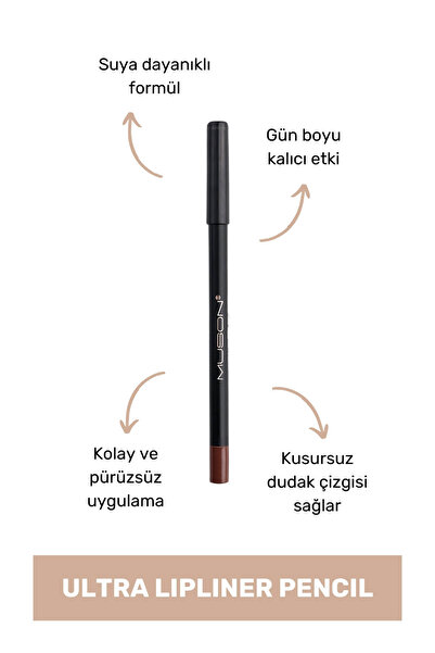 Muson 206 Claret Brown Ultra Lipliner Pencil