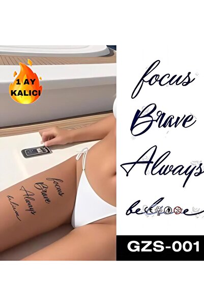 Mecit Tuhafiye 1 AY KALICI YAZI BİLEK BACAK KOL VUCUT İÇİN GEÇİCİ DÖVME