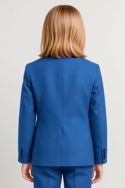 SIRRI 1-12 Years Boy Blue Suit - 4 Pieces