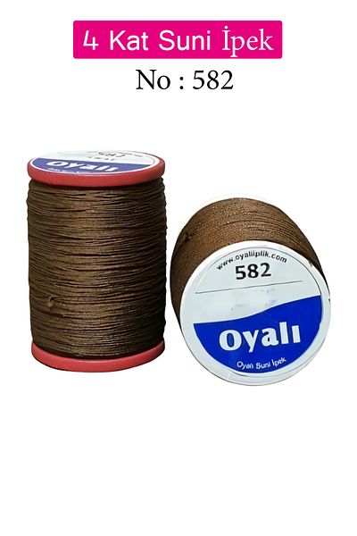 sedustore Embroidered 4 Layers Rayon Yarn Needlepoint Beading Floss Crochet No:582