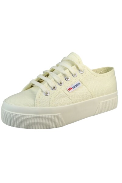 Superga Damen Low Sneaker 2740 Platform Low Top S21384w Beige Arr Beige-natural-favorio Baumwolle