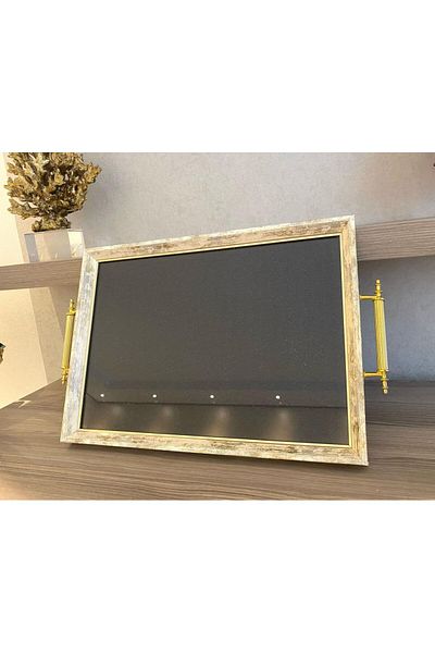 Mirsa Global Glitter Tea Tray, Luxury Tea Tray, Presentation Tray