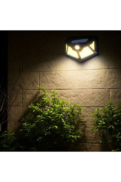 Coverzone Harekete Sensörlü Solar Enerjili Bahçe Işıklandırmak için Lamba Güneş Enerjili Işık BK-100B COB