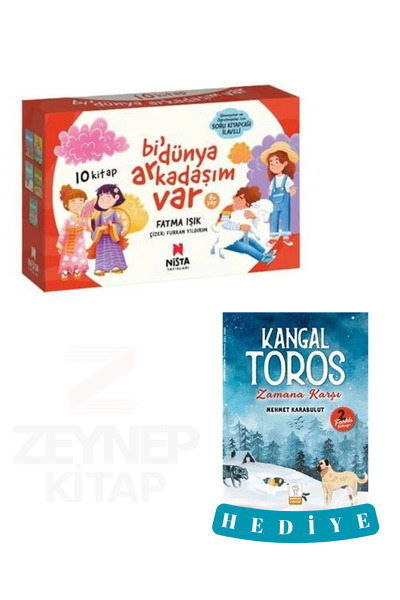 Nesil Çocuk Yayınları Bi'Dünya Arkadaşım Var 10 Kitap+Soru Kitapçığı ve Kanga...