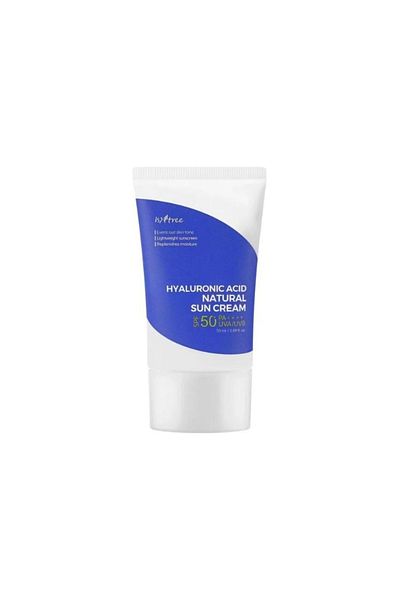 Isntree Cremă cu textură lejeră pe bază de Acid Hialuronic (SPF 50+ / PA++++), Isntree, 50 ml