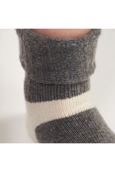 Go With 2'li Alpaka Yünlü Termal Yıkamalı Yumuşak Doğal Kışlık Ayakkabı Bot Için Kadın Çorap 2056