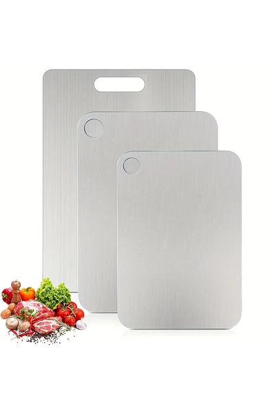 Mayaglory Stainless Steel Cutting Board 3 Pieces