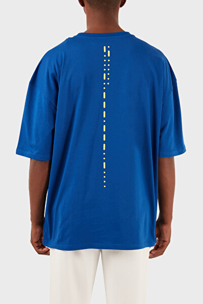 LES BENJAMINS Бавовняна футболка Oversize Fit з велосипедним коміром для чоловіків LB24SSKISMUTS