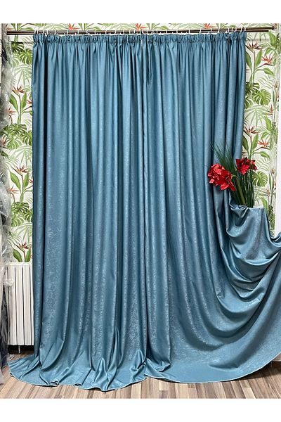 Liz Line Set doua draperii SO chaud, colectia "Monocrom'' by Liz Line, 2x140x245cm, cu rejansa D01514