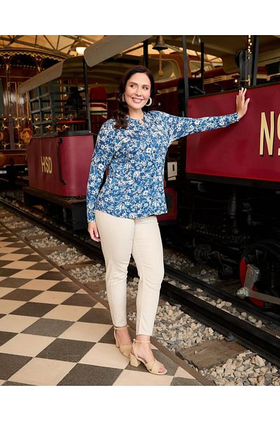wearon tekstil Women Viscos Fabric Mother Large Size Shirt Combed