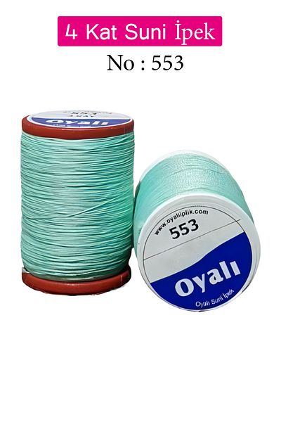 sedustore Embroidered 4 Layers Rayon Yarn Needlepoint Beading Floss Crochet No:553