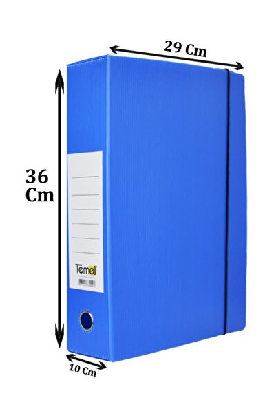 Temel Archive and Project Box 29x36x10cm Blue 15 Pieces