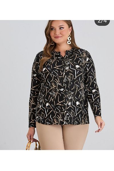 wearon tekstil Women Viscos Fabric Mother Large Size Shirt Combed