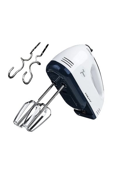 SOKANY 133 Hand Mixer, 180w, 7 Speed Settings, White