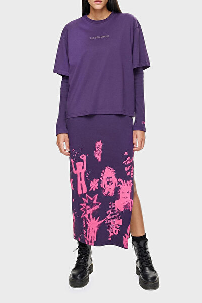 LES BENJAMINS Oversized Fit Crew Neck t Shirt t Shirt Lb24Fweapfuts