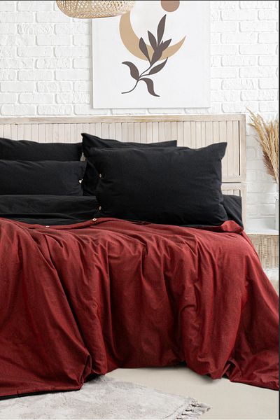 BESTİNA GOLD Natural Soft Double Duvet Cover Set (with Elastic Sheets)