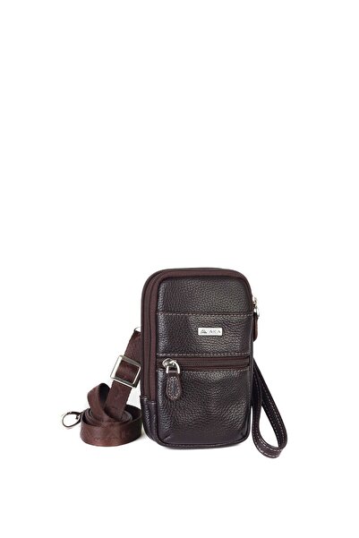 Aka Deri Leather Brown Hand and Shoulder Bag 345 4