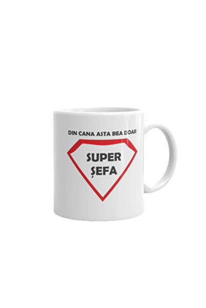OEM Cană albă personalizată Super Sefa, INOVATIX®. 330ml
