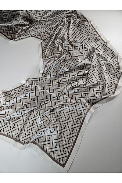 Webinay Home F Pattern Silk Voile Shawl New Season Top Quality Does Not Slip