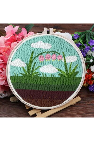 Velomia Hobby Punch Kiti Punch Başlangıç Seti Çiçekli Modeli