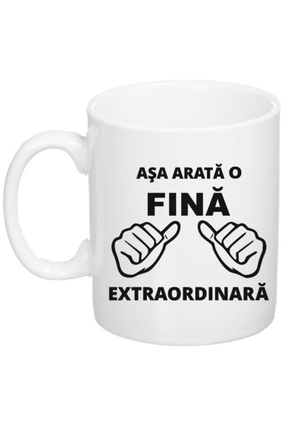 OEM Εξατομικευμένη λευκή κούπα "Έτσι μοιάζει η εξαιρετική κομψότητα", INOVATI...