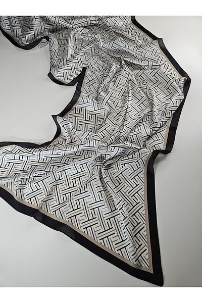 Webinay Home F Pattern Silk Voile Shawl New Season Top Quality Does Not Slip