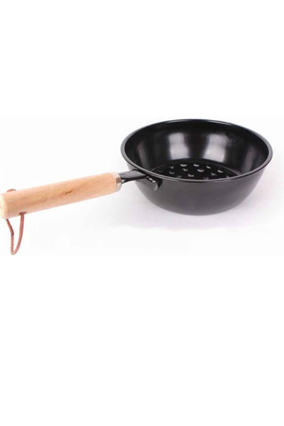 Generic Charcoal starter pot barbeque BBQ grill with wood handle portal
