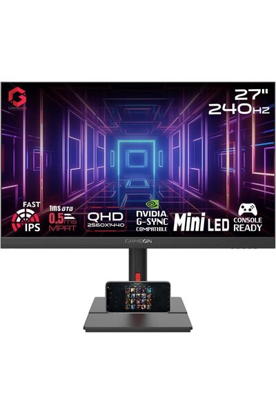 GAMEON شاشة ألعاب GOML27QHD240IPS مقاس 27 بوصة، بدقة 2K QHD، ولوحة IPS، وتردد...