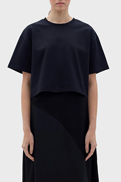 LES BENJAMINS Logo Crew Neck Cotton Crop t Shirt t Shirt Lb23Fwclafuts